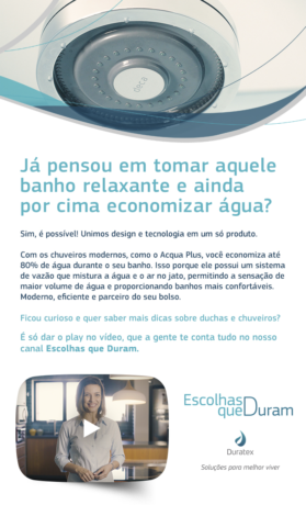 A imagem é a reprodução do e-mail Infoproduto enviado aos consumidores finais da Duratex.