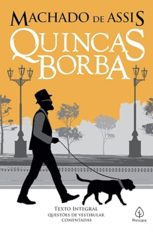 Capa do livro Quincas Borba, de Machado de Assis